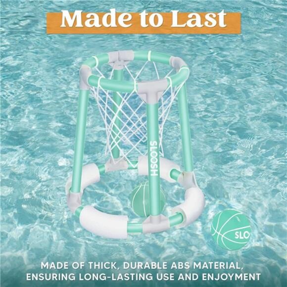 Kids Pool Basketball Hoop Toys Floating Basketball Pool Game  Swimming Pool Game - Picture 3 of 7